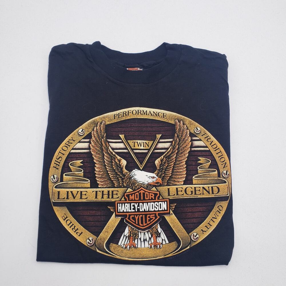 1992 Harley Davidson Live the Legend T-Shirt Size XXL 2XL